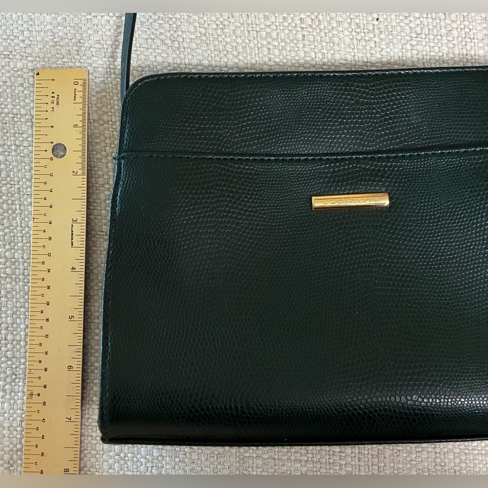 Vintage EUC Liz Claiborne Crossbody/Shoulder Bag Forrest Green - Picture 10 of 11